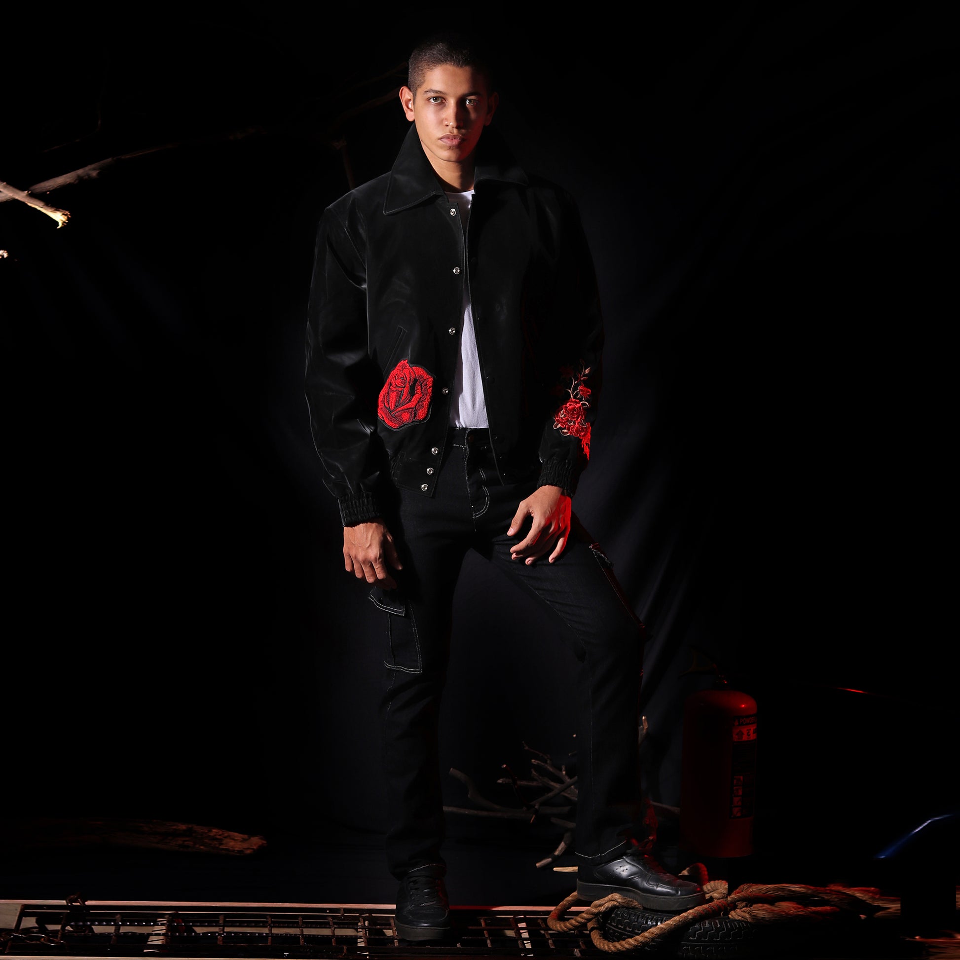 The Midnight Rose Vintage Jacket