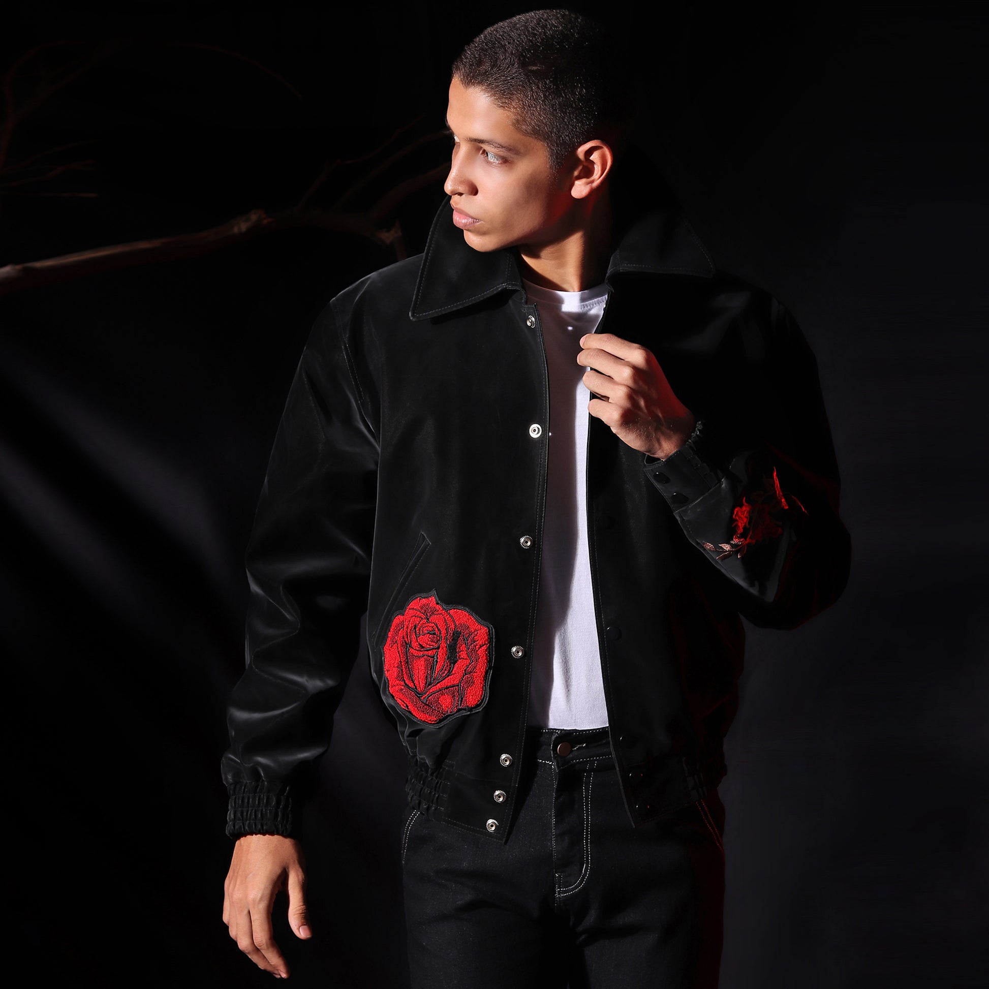 The Midnight Rose Vintage Jacket