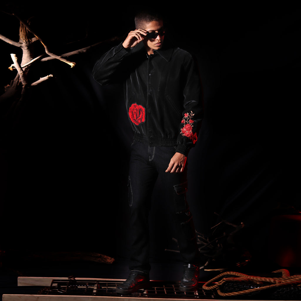 The Midnight Rose Vintage Jacket