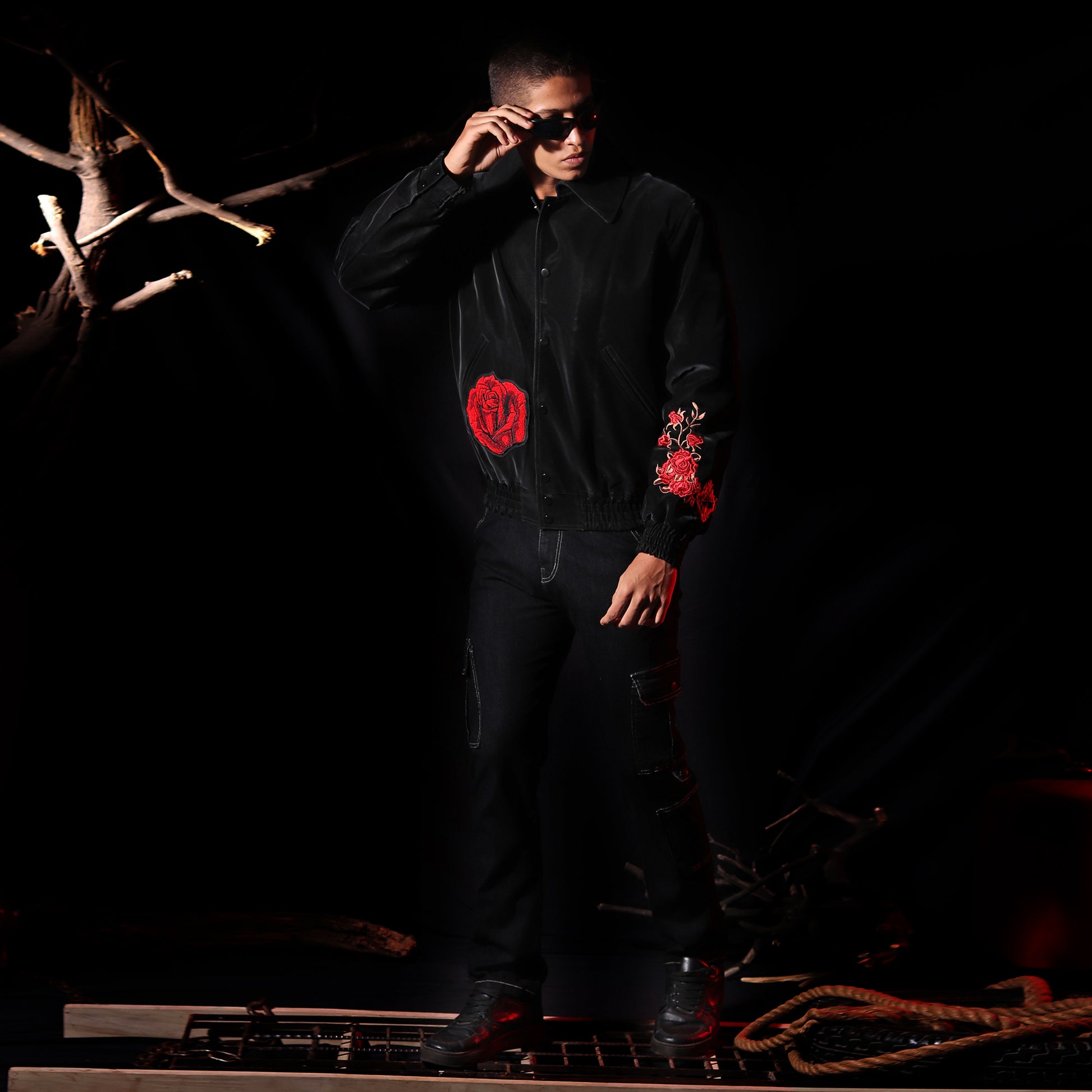 The Midnight Rose Vintage Jacket