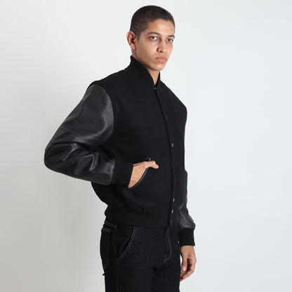 The Black Tom Varsity Jacket